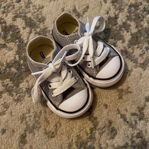 Baby Converse Grey Shoes